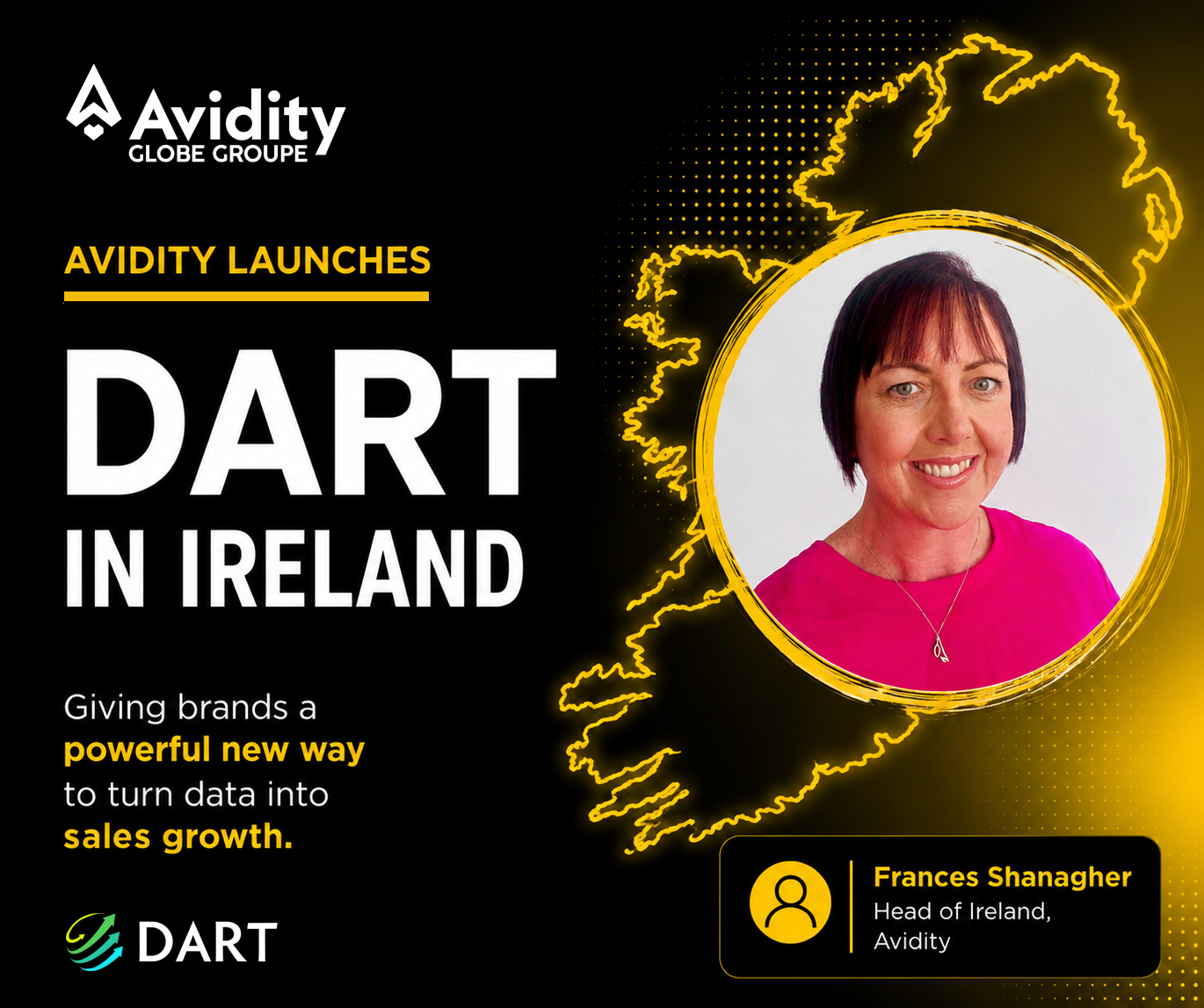 Avidity Launches DART in Ireland, Giving Brands a Powerful New Way to Turn Data into Sales Growth