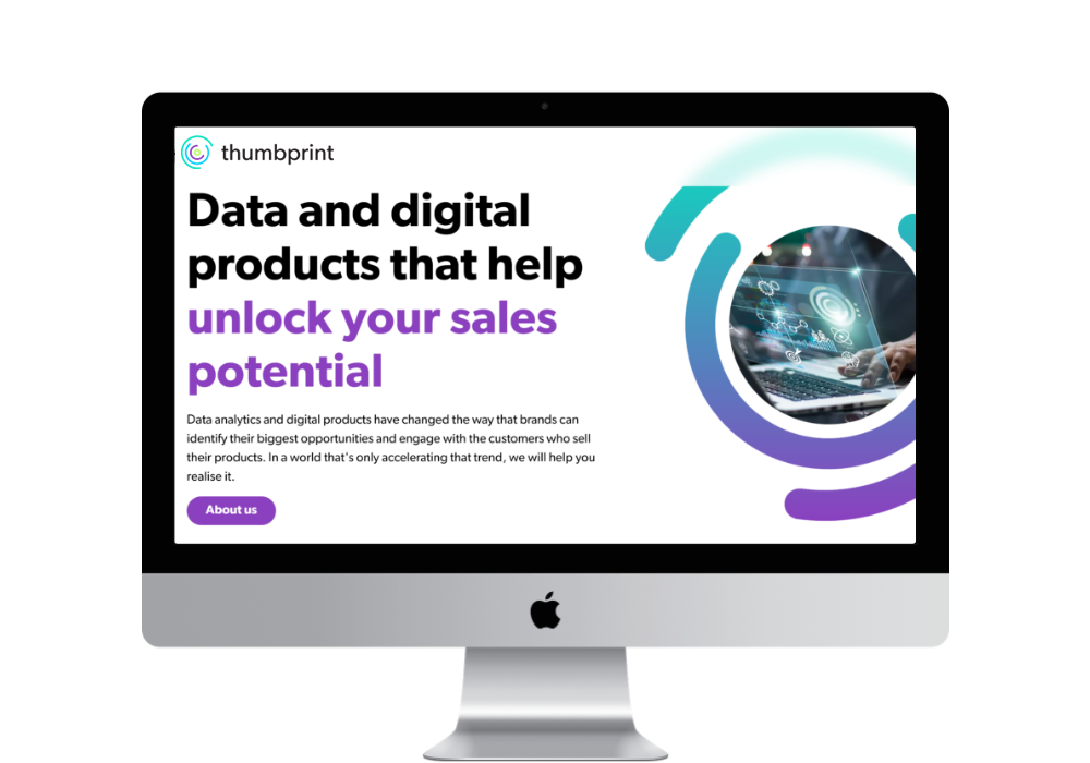 Thumbprint recommits to unlocking growth opportunities for brands, as demonstrated by launching a website to showcase their digital and data products